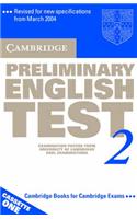 Cambridge Preliminary English Test 2 Audio Cassette Set (2 Cassettes)
