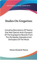 Studies On Gregarines