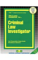 Criminal Law Investigator