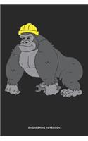 Engineering Notebook: Lined Log Book For Math Lover And Engineer: Im An Engineer Journal Construction Gorilla Gift