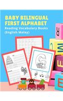 Baby Bilingual First Alphabet Reading Vocabulary Books (English Malay)