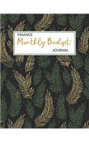 Finance Monthly Budget Journal