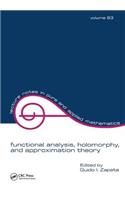 Functional Analysis, Holomorphy, and Approximation Theory