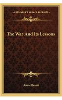 The War And Its Lessons