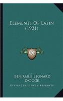 Elements of Latin (1921)