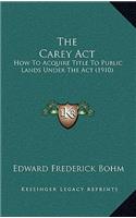 The Carey Act