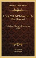 Il Canto XVII Dell' Inferno Letto Da Dino Mantovani