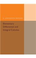 Elementary Differential and Integral Calculus