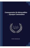 Commentatio De Motenabbio ... Ejusque Carminibus