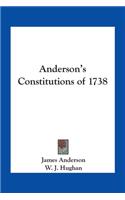 Anderson's Constitutions of 1738