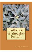 Collection of thoughts: Poems