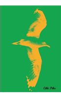 Ethi Pike - Notebook / Extended Lines / Yellow Green Hawk