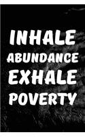 Inhale Abundance, Exhale Poverty