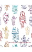 Happy Future Robot 2017-2018 Large Monthly Academic Year Planner: July 2017 To December 2018 Calendar Schedule Organizer with Inspirational Quotes(51 2018 Cute Planners)