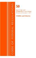 Code of Federal Regulations, Title 50 Wildlife and Fisheries 17.1-17.95(a), Revised as of October 1, 2017: (Code of Federal Regulations, Title 50 Wildlife and Fisheries)