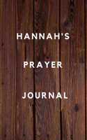 Hannah's Prayer Journal