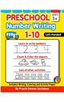 Preschool Number Writing 1 - 10, Left handed kids, Ages 3+