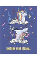 Before Wine After Wine Unicorn Wine Journal