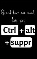 Ctrl + Alt + Suppr