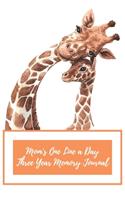 Mom's One Line a Day Three Year Memory Journal