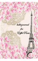 bullet journal for Eiffel Paris