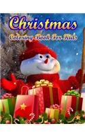 Christmas Coloring Book For Kids: 50 Christmas Coloring Pages for Kids