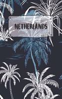 Netherlands: Dotted Travel Diary Notebook or Journey Dotted Grid Journal - Holiday Trip Pocketbook for Men and Women with Dots