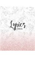 Lyric's Big Ideas: Personalized Notebook - 8x10 Lined Women's Journal