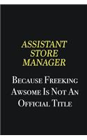 Assistant Store Manager because freeking awsome is not an official title: Writing careers journals and notebook. A way towards enhancement