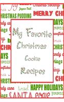 My Favorite Christmas Cookie Recipes Journal