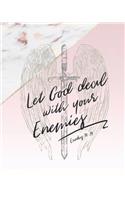 Let God Deal With Your Enemies Exodus 14: 14: Weekly Planner - Notes - Priorities - January 1, 2020 - December 31, 2020 - 8 x 10