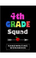 4th Grade Squad Handwriting Workbook