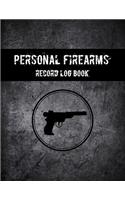 Personal Firearms Record Log Book