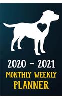 2020 2021 Monthly Weekly Planner
