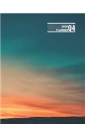 2020 Q4 Planner: 3 Month Organizer, Quarterly Planner, Ideal Gift, Includes 2020 Calendar, (100 pages, White Paper, Sunset Cover, 8.5 x 11)