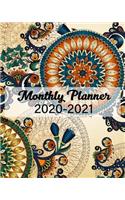 Monthly Planner 2020-2021: Jan 1, 2020 to Dec 31, 2021: Monthly Planner + Calendar Views Schedule Organizer
