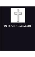 in loving memory funeral blank page Guest Book
