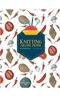 Knitting Graph Paper Notebook - 2: 3 Ratio: Knitters Graph Paper, Knitters Notebook, Blank Knitting Pattern Books, Cute BBQ Cover(89 Knitting Graph Paper Notebook)