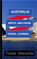 Australia Write and Draw Travel Journal