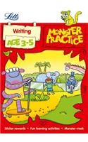 Writing Age 3-5: (Letts Monster Practice)