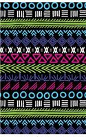 Bullet Journal Tribal Art Pattern Black: 162 Numbered Pages with 150 Dot Grid Pages, 6 Index Pages and 2 Key Pages in Easy to Carry 5.5 X 8.5 Size.