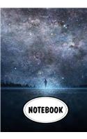 Notebook: Dot-Grid, Graph Grid, Lined, Blank Paper: Star sky: Journal Diary, 110 pages, 7" x 10" (Notebook Journal)