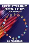 FIFA 2018 Top Ranked Football Clubs Logos and Badges Colouring Book