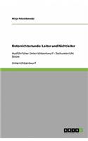 Unterrichtsstunde: Leiter und Nichtleiter: Ausführlicher Unterrichtsentwurf - Sachunterricht Strom(German)
