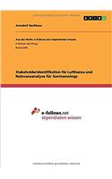 Stakeholderidentifikation Fur Lufthansa Und Relevanzanalyse Fur Germanwings