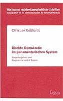 Direkte Demokratie Im Parlamentarischen System