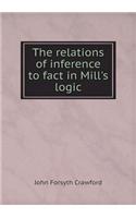 The Relations of Inference to Fact in Mill's Logic