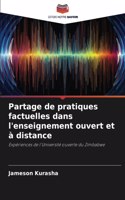 Partage de pratiques factuelles dans l'enseignement ouvert et à distance
