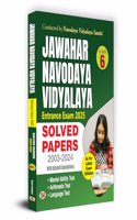 JNV Jawahar Navodaya Vidyalaya Class-6 Solved Papers (2003-2024) Exam 2025 (English Edition)