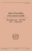Index to Proceedings of the General Assembly, Fifty-Eighth Session